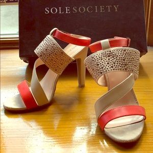Sole Society So- Savannah Sandals Size 6